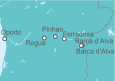 Itinerario del Crucero Crucero por el Duero (formula puerto/puerto) - CroisiEurope