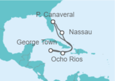 Itinerario del Crucero Caribe Oriental - Carnival Cruise Line