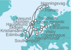Itinerario del Crucero Norte de Europa - Princess Cruises