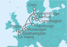 Itinerario del Crucero Norte de Europa - Princess Cruises