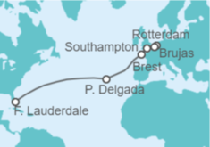 Itinerario del Crucero De Miami a Londres - Princess Cruises