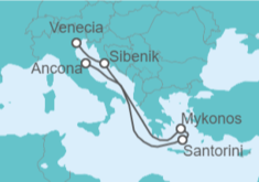 Itinerario del Crucero Grecia - MSC Cruceros