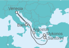Itinerario del Crucero Grecia, Italia - Costa Cruceros