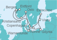 Itinerario del Crucero Alemania, Noruega, Dinamarca, Polonia - MSC Cruceros