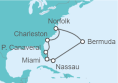 Itinerario del Crucero Caribe Oriental - Regent Seven Seas
