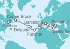 Itinerario del Crucero Una odisea cultural - Regent Seven Seas