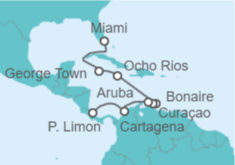 Itinerario del Crucero Playas majestuosas y cruce del canal - Regent Seven Seas