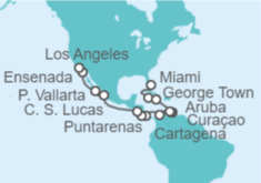 Itinerario del Crucero De Miami a Los Ángeles  - Regent Seven Seas