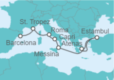 Itinerario del Crucero Flamenco y jaleo - Regent Seven Seas