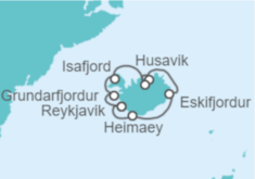 Itinerario del Crucero Islandia - Regent Seven Seas