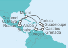 Itinerario del Crucero El ritmo de la isla y el encanto costero - Regent Seven Seas