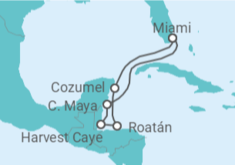 Itinerario del Crucero México y Honduras - Regent Seven Seas