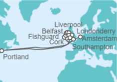 Itinerario del Crucero Norte de Europa - Regent Seven Seas