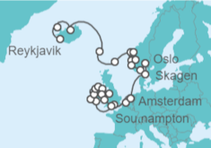 Itinerario del Crucero De Reykjavic a Ámsterdam - Regent Seven Seas