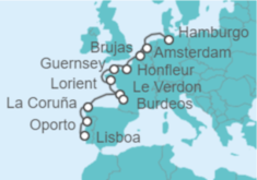 Itinerario del Crucero De Hamburgo a Lisboa - Regent Seven Seas