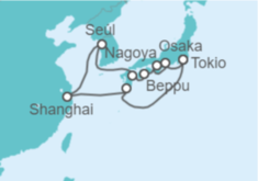 Itinerario del Crucero Japón y China - Regent Seven Seas