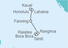 Itinerario del Crucero Polinesia Francesa - Regent Seven Seas