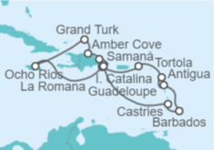 Itinerario del Crucero Caribe tropical con Jamaica y Bahamas - Costa Cruceros