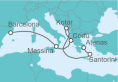 Itinerario del Crucero Grecia, Montenegro e Italia - Princess Cruises