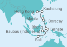 Itinerario del Crucero Filipinas - Seabourn