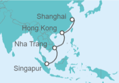 Itinerario del Crucero Vietnam, China - Royal Caribbean