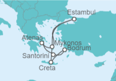 Itinerario del Crucero Grecia, Turquía - todo incluido. - Costa Cruceros