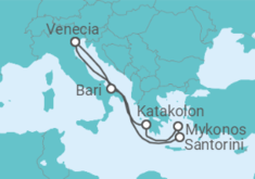 Itinerario del Crucero Grecia, Italia - todo incluido. - Costa Cruceros