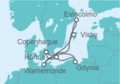 Itinerario del Crucero Norte de Europa - MSC Cruceros