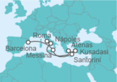 Itinerario del Crucero Italia, Grecia y Turquía - Disney Cruise Line