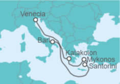 Itinerario del Crucero Grecia - Costa Cruceros