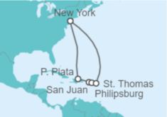 Itinerario del Crucero República Dominicana, Puerto Rico, St. Maarten - MSC Cruceros