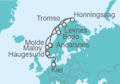 Itinerario del Crucero Noruega - AIDA