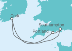 Itinerario del Crucero Islas Británicas - MSC Cruceros