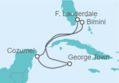 Itinerario del Crucero Bahamas, Méjico e Islas Caimán - Celebrity Cruises