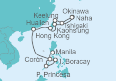 Itinerario del Crucero Desde Manila a Keelung - NCL Norwegian Cruise Line
