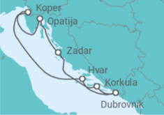 Itinerario del Crucero Eslovenia - Seabourn