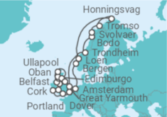 Itinerario del Crucero Irlanda, Reino Unido, Noruega, Holanda - Seabourn