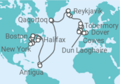 Itinerario del Crucero Desde Dover a Nueva York - Seabourn