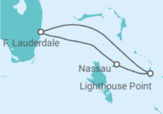 Itinerario del Crucero Mini crucero por Bahamas - Disney Cruise Line