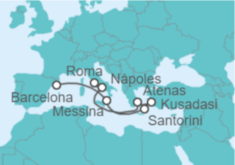 Itinerario del Crucero Magia en las Islas Griegas - Disney Cruise Line
