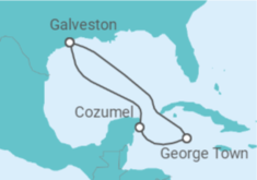 Itinerario del Crucero Caribe Occidental - Disney Cruise Line