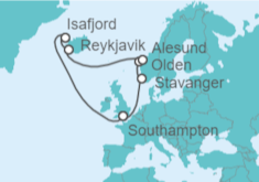 Itinerario del Crucero Norte de Europa, tierra de Elsa y Anna - Disney Cruise Line