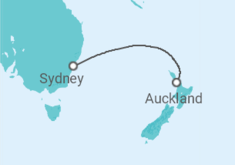 Itinerario del Crucero Nueva Zelanda - Disney Cruise Line