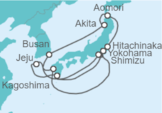 Itinerario del Crucero Japón, Corea Del Sur - Princess Cruises