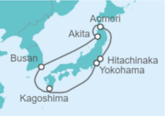 Itinerario del Crucero Japón, Corea Del Sur - Princess Cruises