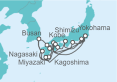 Itinerario del Crucero Japón, Corea Del Sur - Princess Cruises