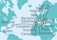 Itinerario del Crucero Desde Pireo (Atenas) a Fort Lauderdale (Miami) - Holland America Line