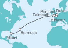 Itinerario del Crucero Travesía Cultural - Holland America Line