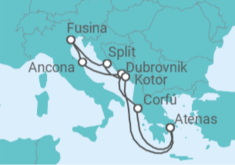 Itinerario del Crucero Mediterráneo al completo - Explora Journeys