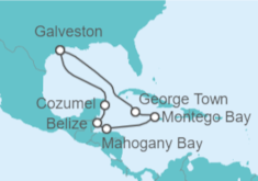 Itinerario del Crucero México - Carnival Cruise Line